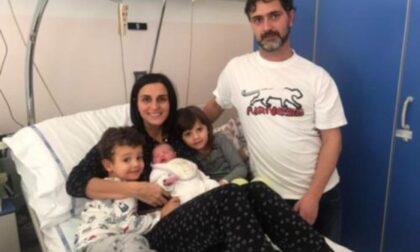 Costigliole, casa Gozzarino felice con Elisabetta, prima nata del 2020
