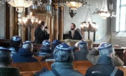 I metalmeccanici della Cisl in visita alla sinagoga di Saluzzo