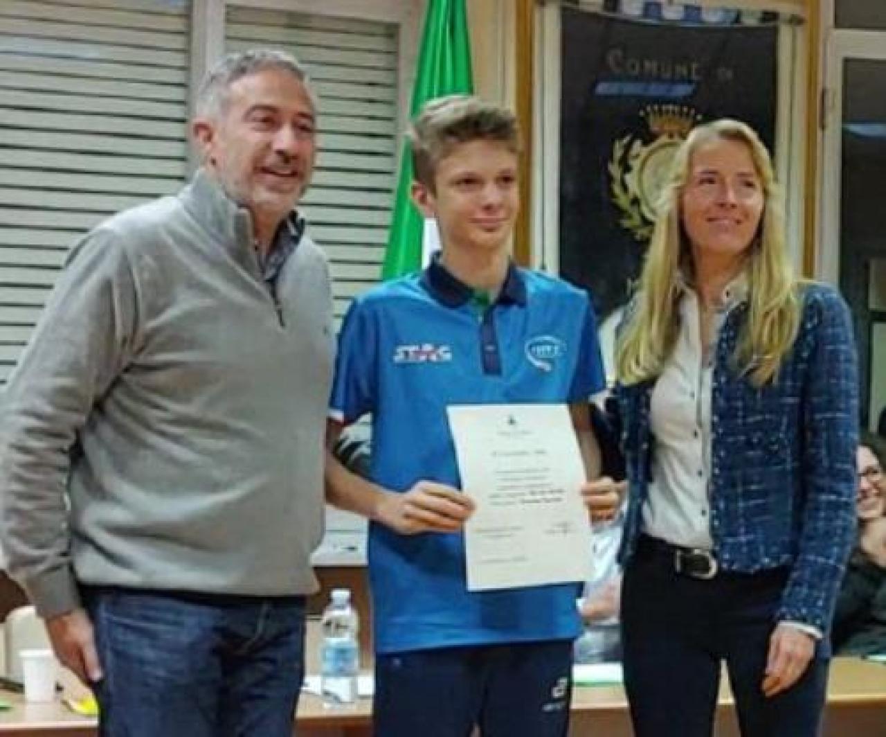 Il campioncino premiato a Manta