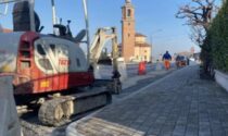 Il marciapiede di via santa maria conclude i lavori