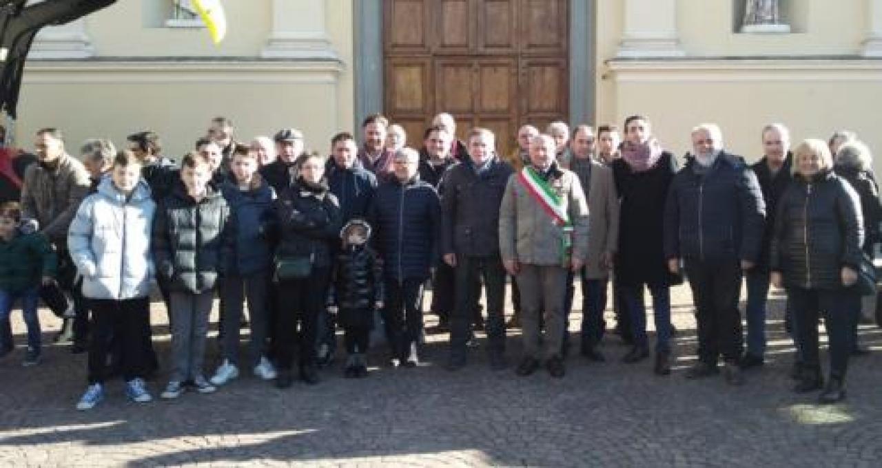 La Festa del ringraziamento sulla piazza di Casalgrasso