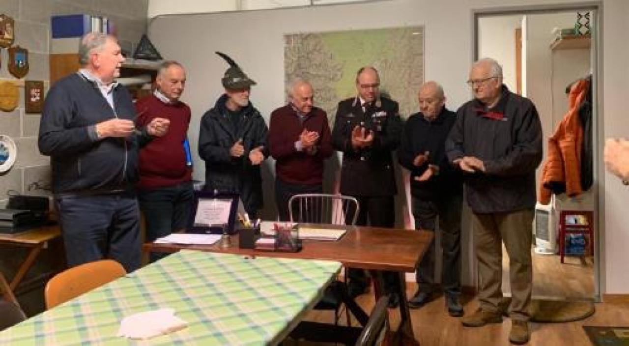 Pettiti lascia la guida dell’Ana Verzuolo, 25 anni dopo