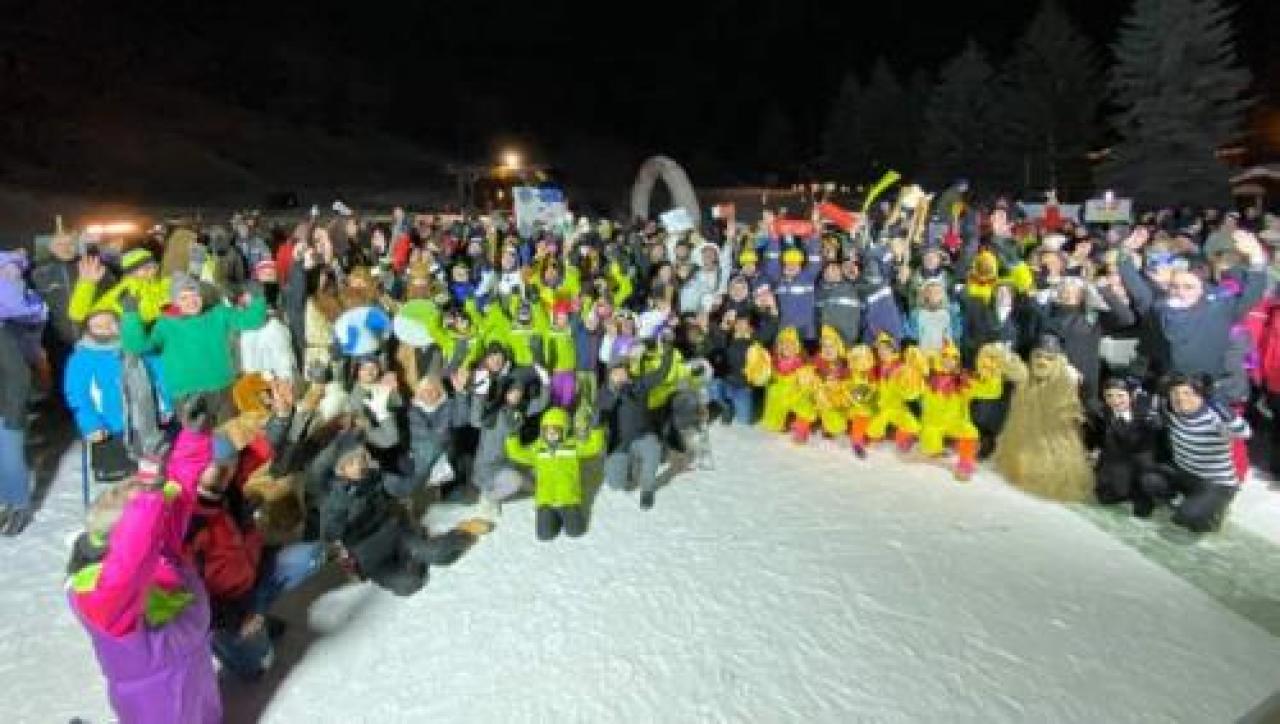 Scivolandia, la notte “pazza” sulla neve