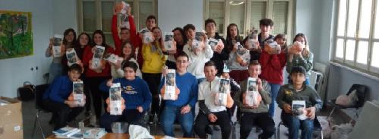 Alunni di Revello volontari Airc