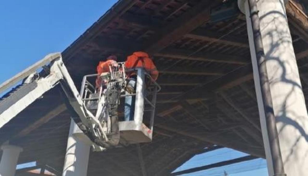 Barge, installate le reti anti-volatili alla struttura di piazzale giacoletti