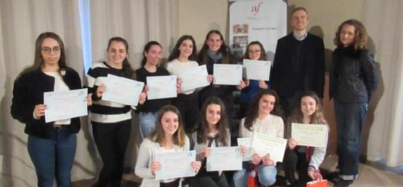 Consegnati i diplomi per l’esame di francese