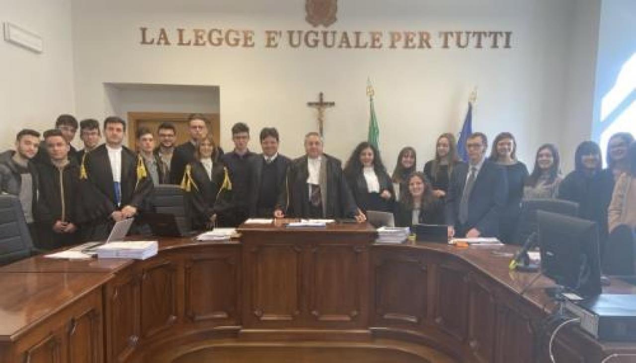 Gli studenti del Denina a lezione in tribunale