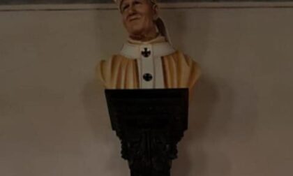 Il busto di Papa Wojtyla grazie a contributi generosi