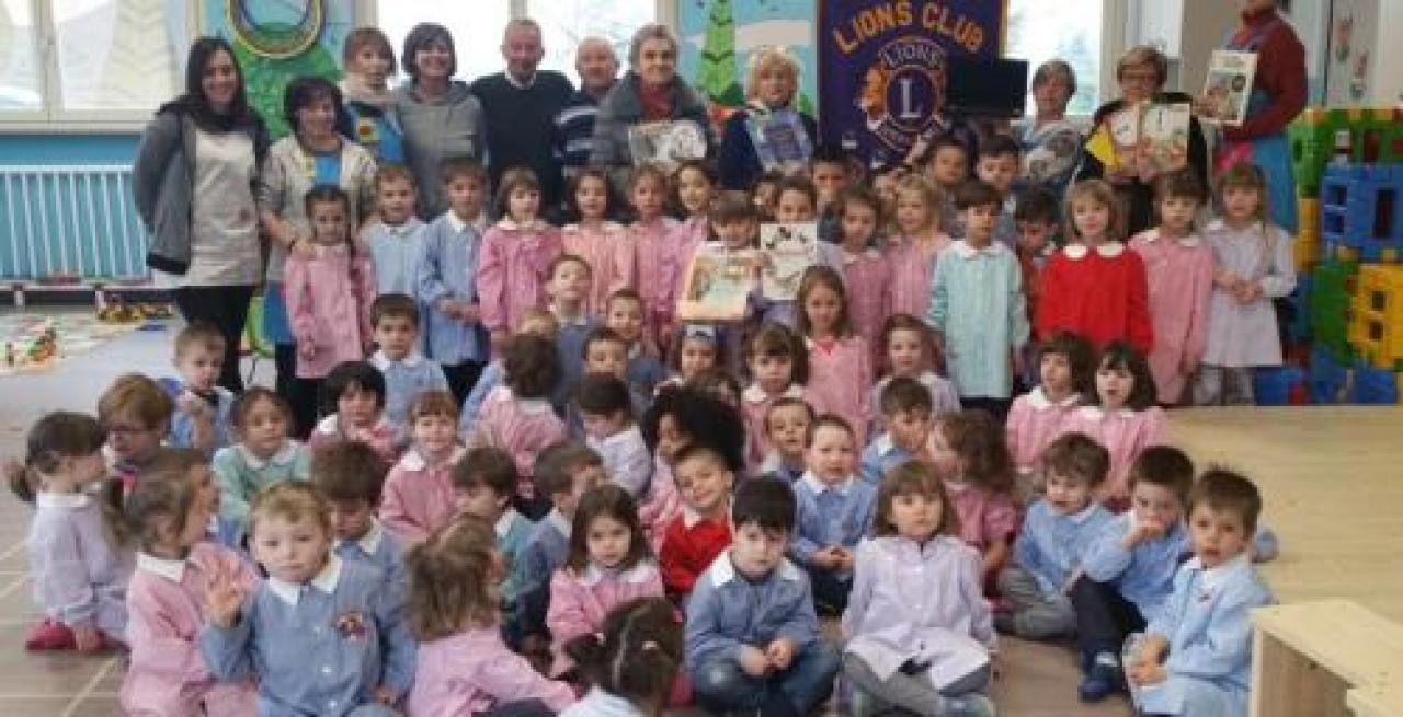 Lions di Scarnafigi alla materna di piasco