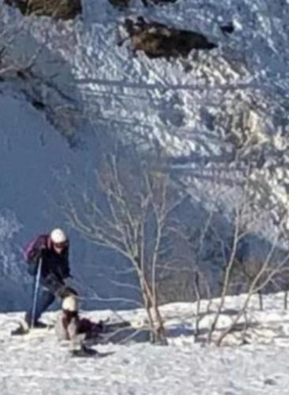 Massimo il poliziotto-eroe delle piste di Prato Nevoso in città