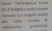 Negli uffici comunali solo con la maschera