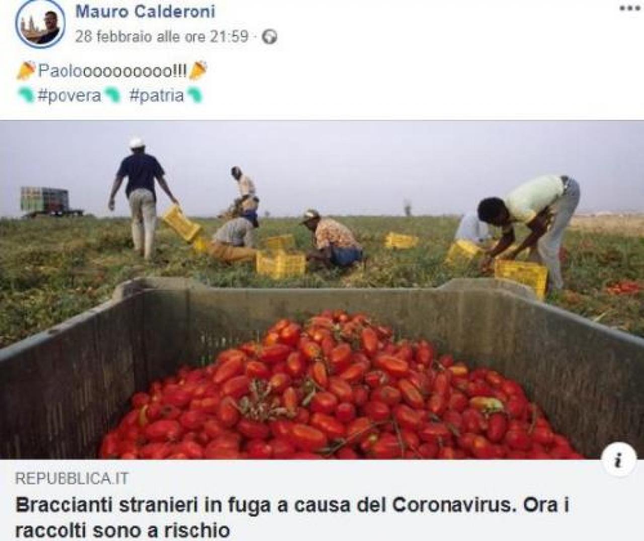 Calderoni e Demarchi a colpi di post