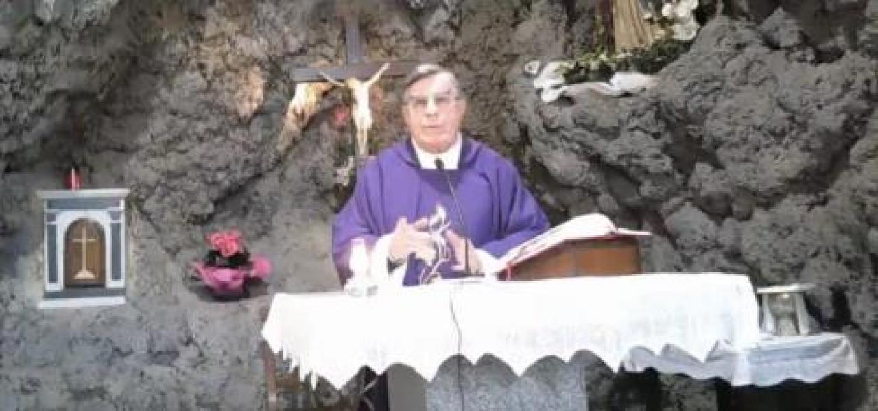 Messa in diretta su youtube a barge