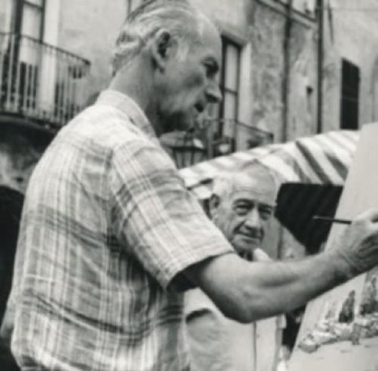 Nel cimitero Remigante vicino a Olivero