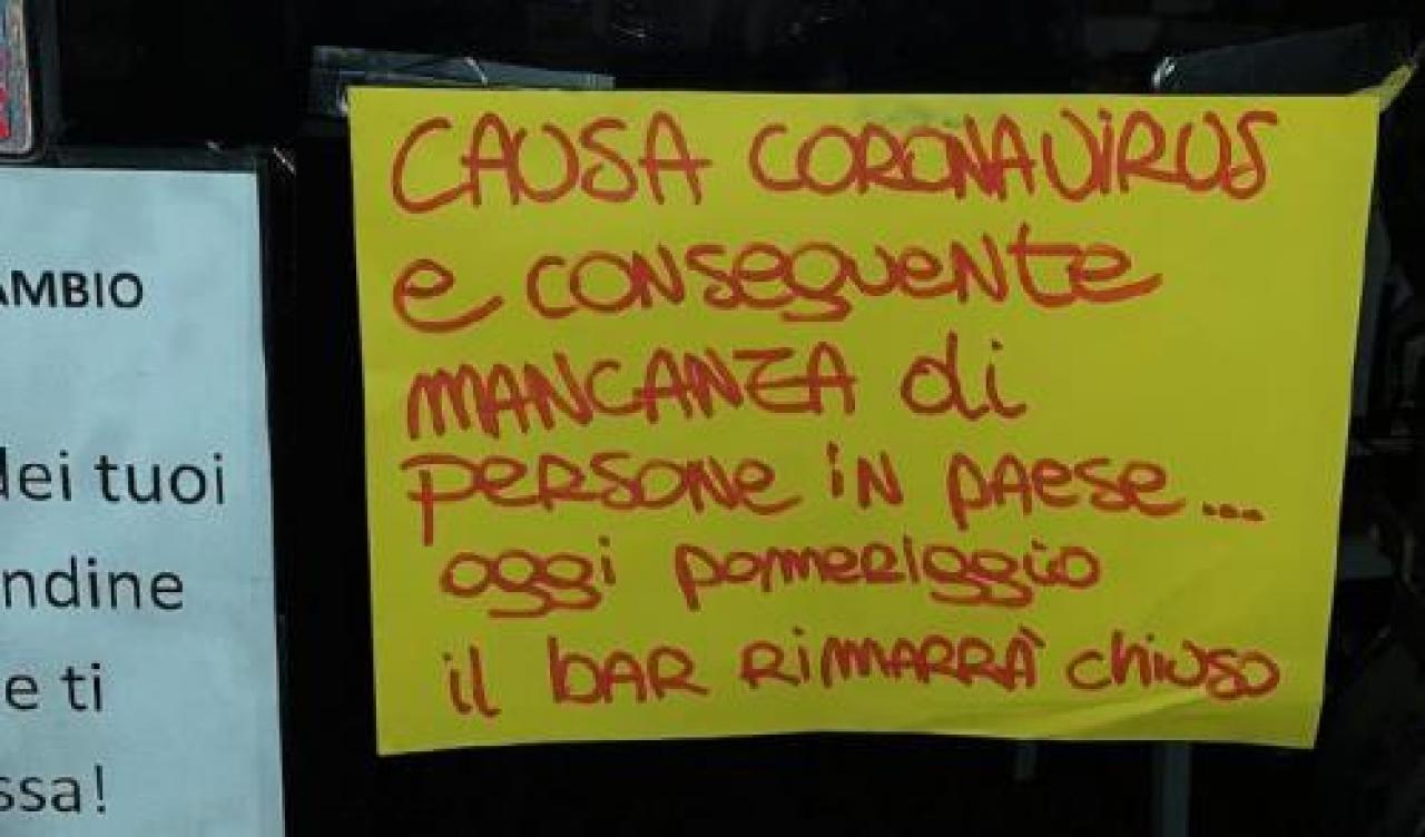 Psicosi Coronavirus, giù le serrande allo Stilnovo