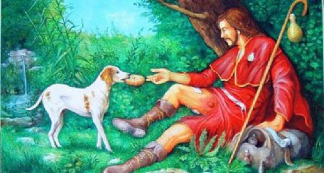 San Rocco con un segno di croce restituiva la salute agli appestati