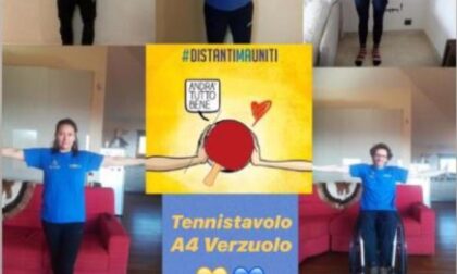 Uniti e distanti: il tennistavolo di Verzuolo sfrutta tecnologie e social per fare squadra xxxx