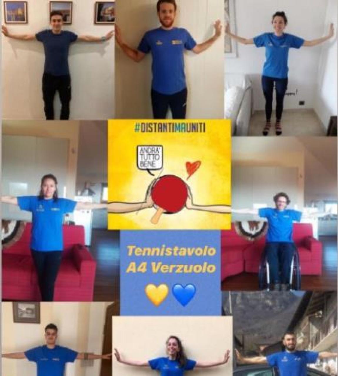 Uniti e distanti: il tennistavolo di Verzuolo sfrutta tecnologie e social per fare squadra xxxx