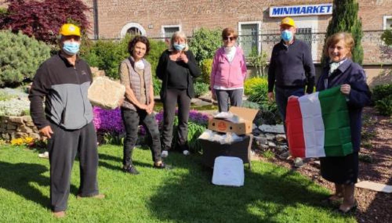 Dal caseificio Rabbia e dai Lions, forme di formaggio per la San Vincenzo