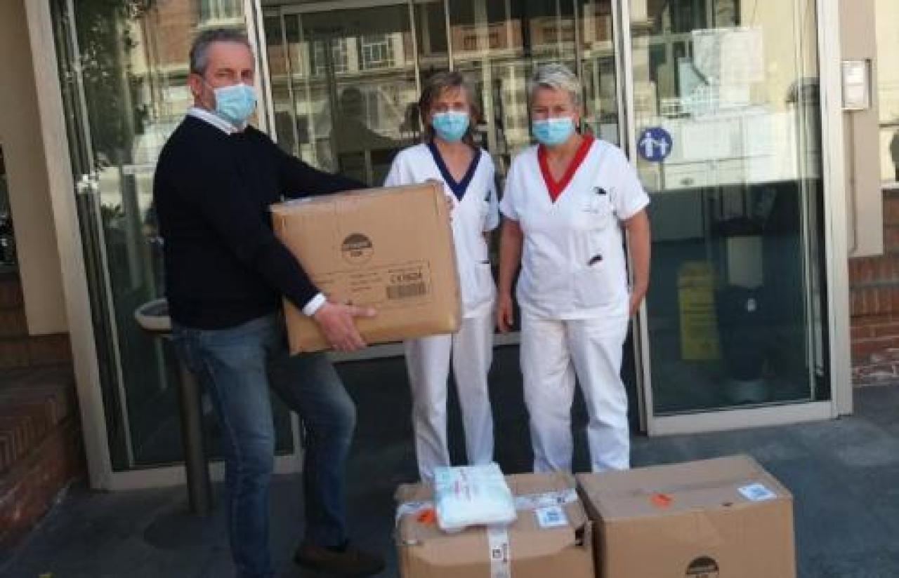 Damiano: «Ecco il materiale per i nostri medici e infermieri»