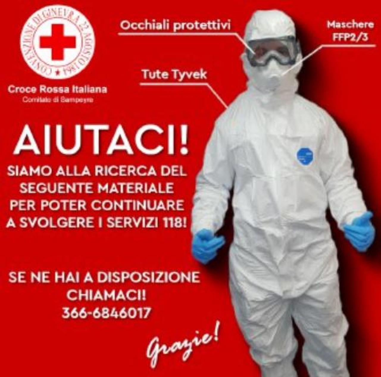 La Croce Rossa di Sampeyre «Aiutateci nel nostro lavoro»