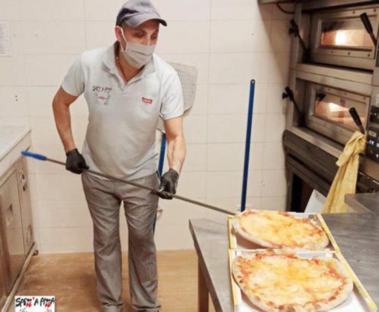 La pizza di Vincenzo Spezzano per chi lavora in prima linea