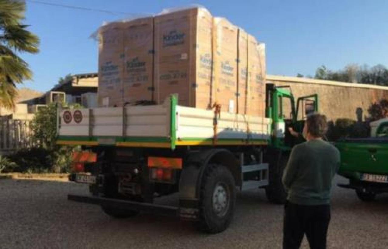 È partita la distribuzione: mascherine a ogni dronerese