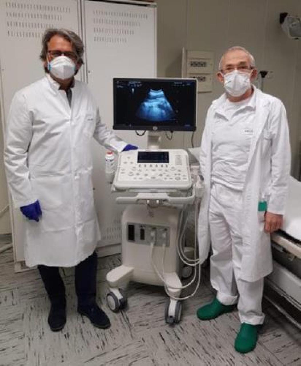 Ecotomografo alla Radiologia dalla ditta Corno Pallets