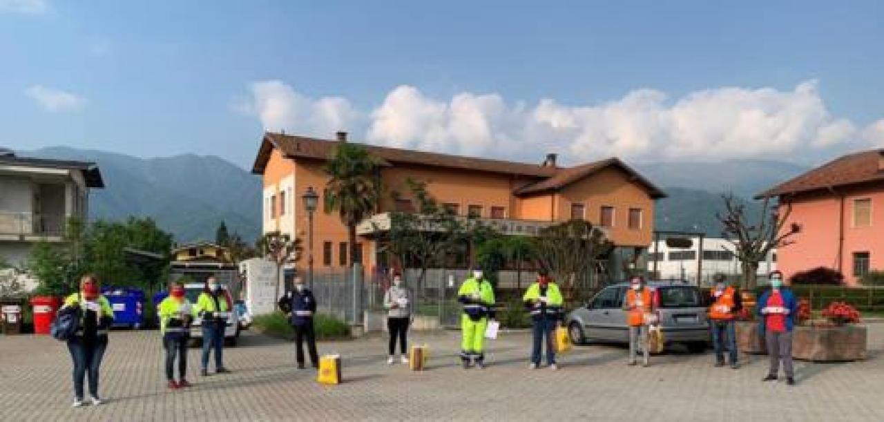 Il porta a porta delle mascherine