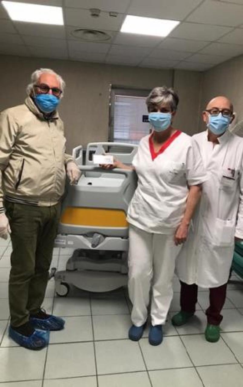 Il Rotary regala un nuovo letto al reparto di Terapia intensiva