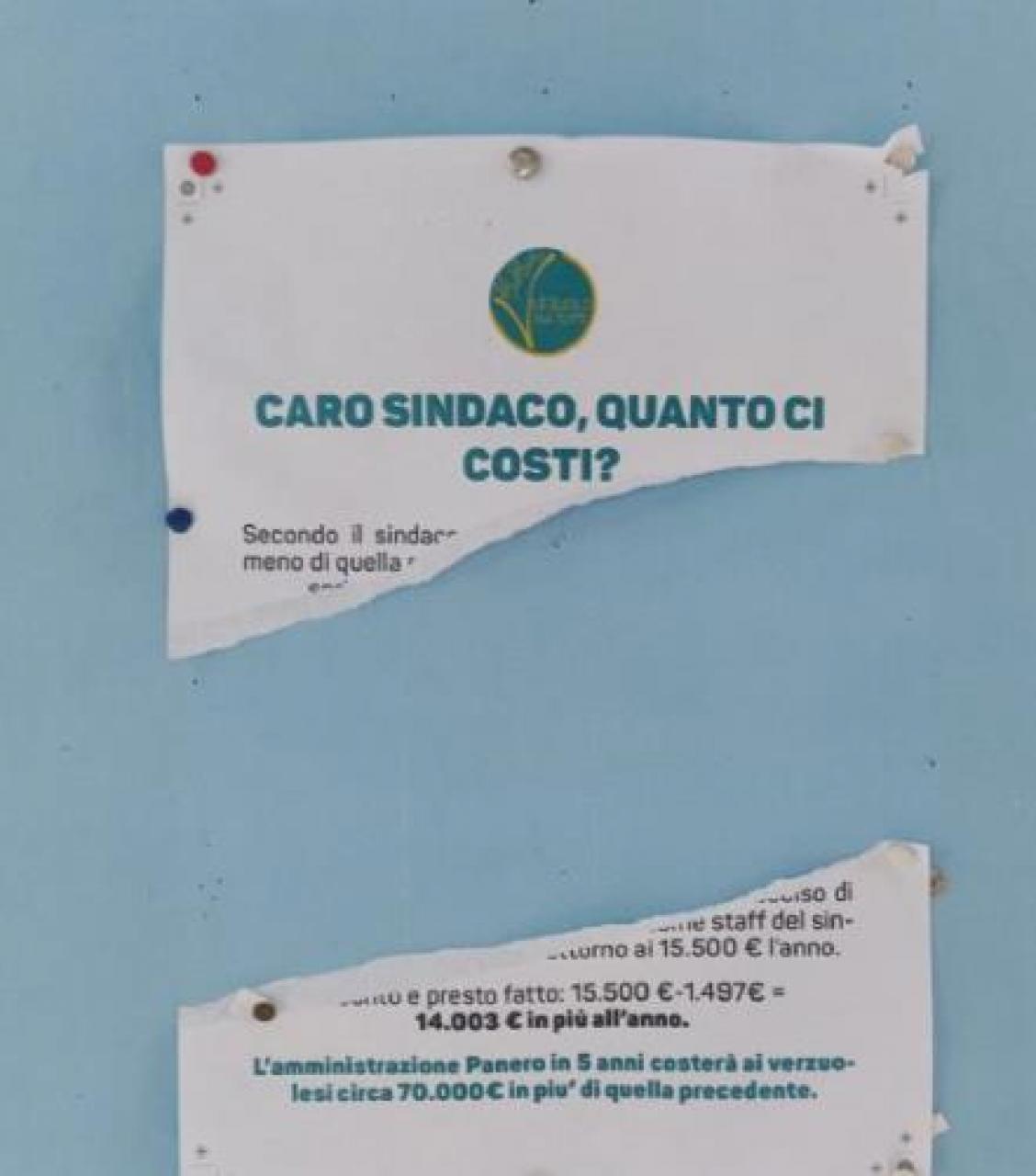 MANIFESTi STRAPPATI A VERZUOLO