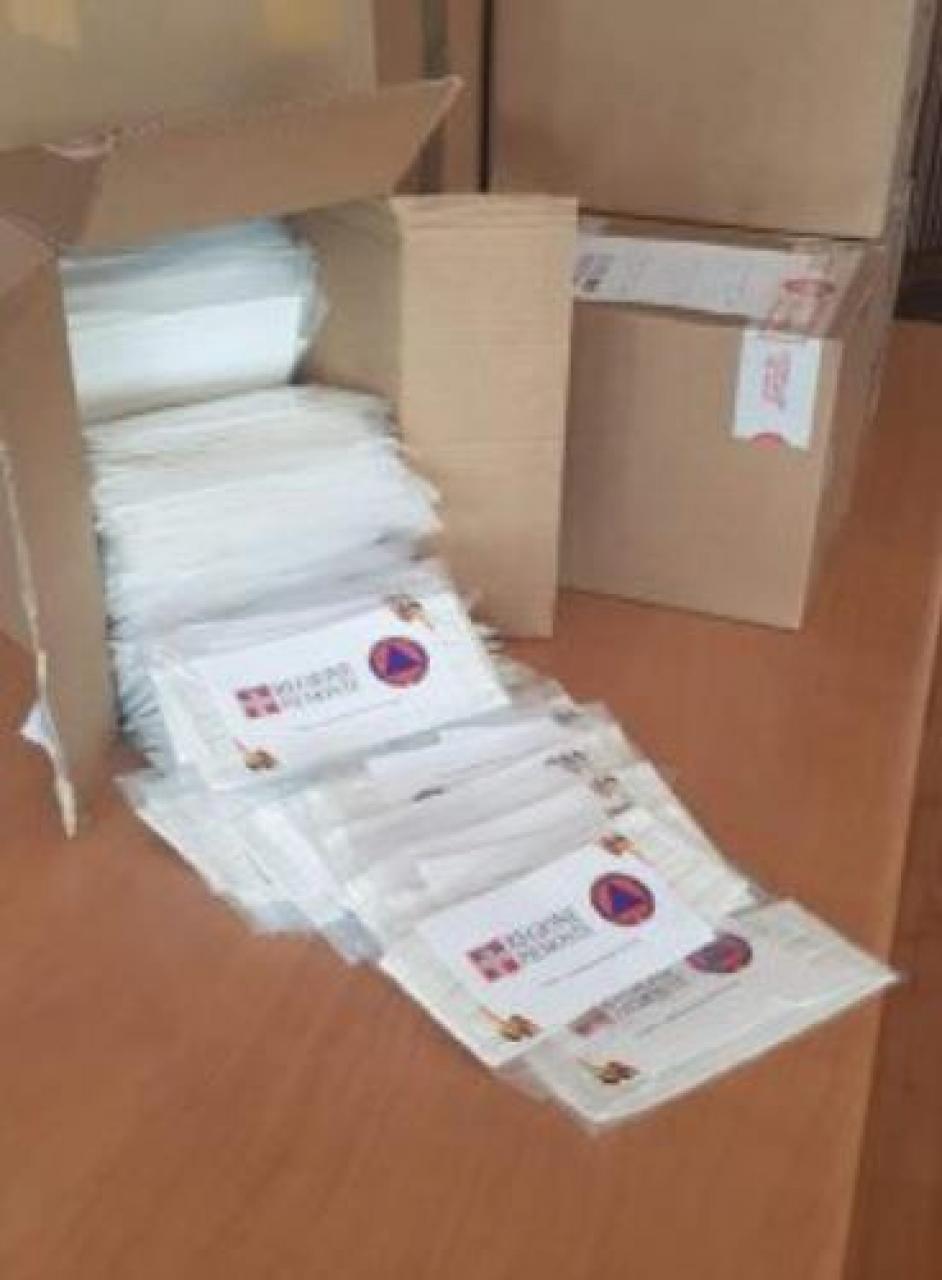 Manta, arrivate le mascherine I giorni di ritiro in cascina Aia