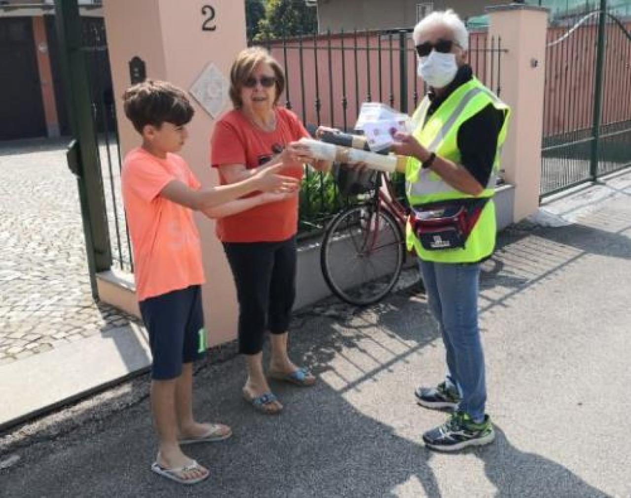 Moretta, si distribuiscono le mascherine regionali