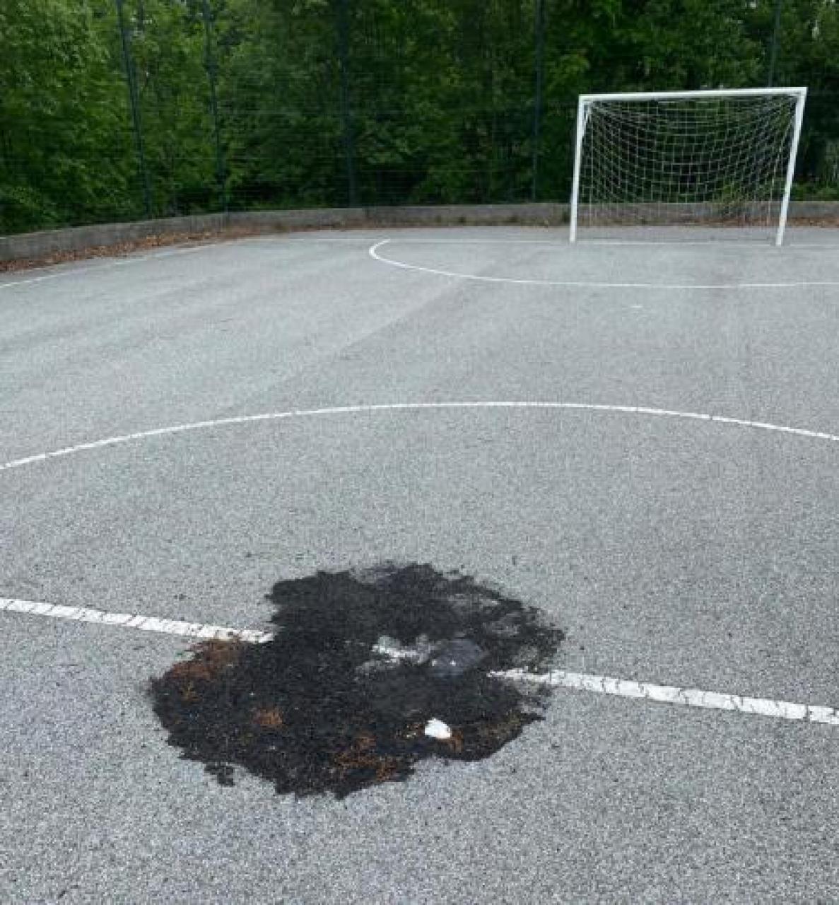 Vandali al campetto di Montoso