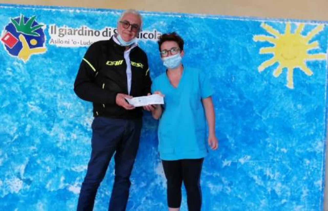 Dal Rotary mille euro all’asilo di San Nicola e ai baby parking di Cardè e Costigliole