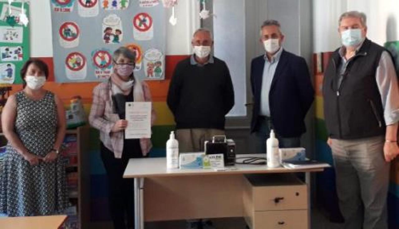 Dono prezioso al Centro estivo dei bimbi