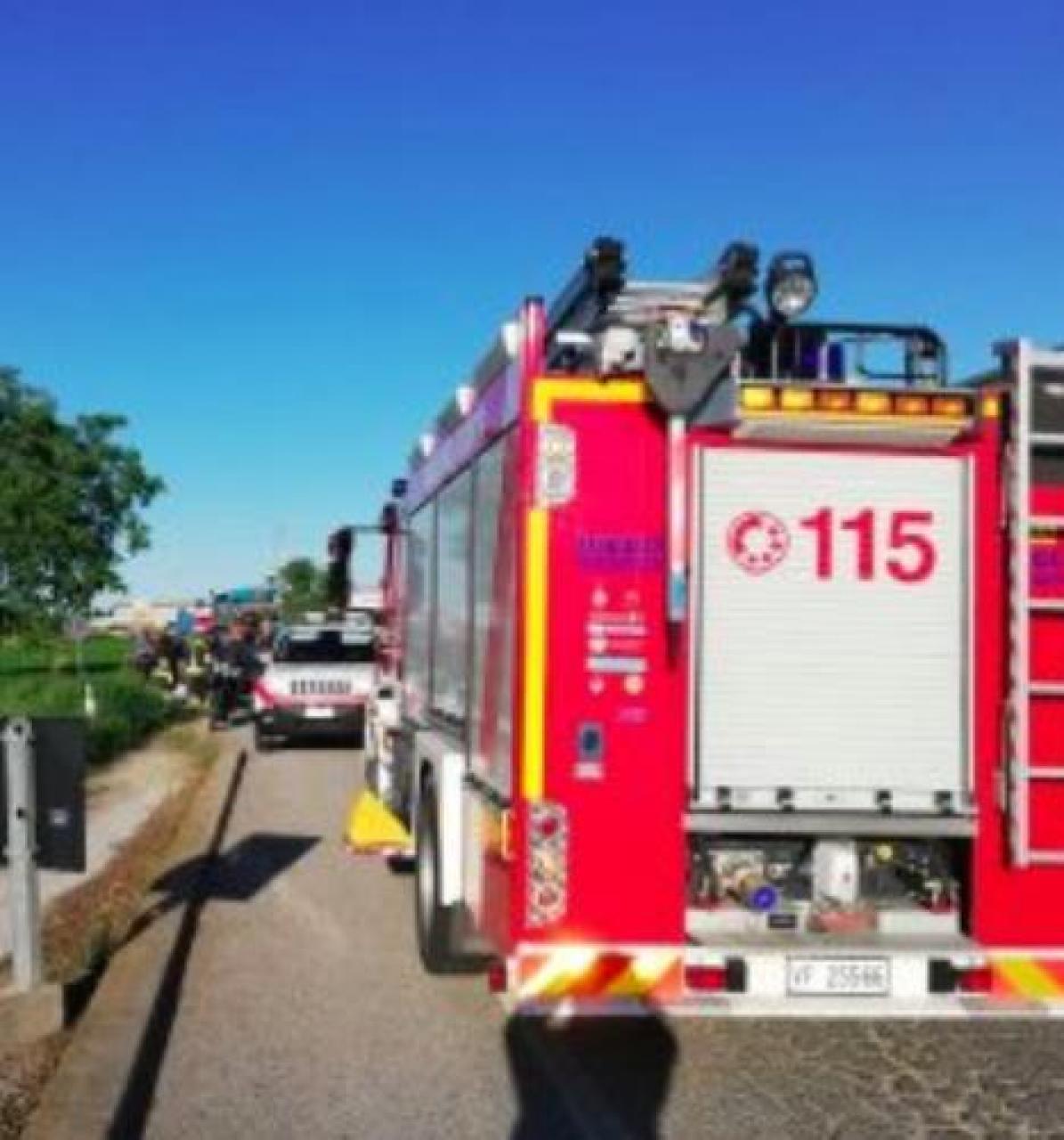 Moto contro trattore a Villafalletto: un ferito