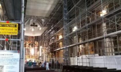 Si sposta il cantiere in cattedrale Stop alle messe fino all’11 luglio