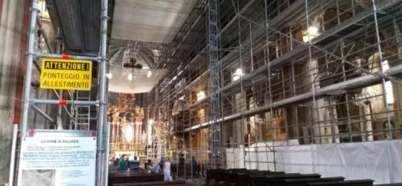 Si sposta il cantiere in cattedrale Stop alle messe fino all’11 luglio