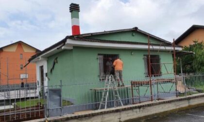 Verde e tricolore per la casa alpina