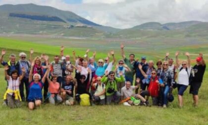 Camminare in camper sulle colline di Norcia