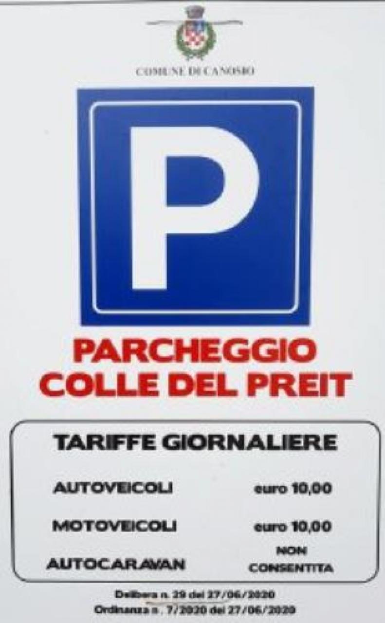 Canosio FISSA UN TICKET COME a crissolo. i turisti: «bene se poi re-investite in servizi» Gardetta: parcheggi a pagamento Dieci euro per auto e moto al Preit