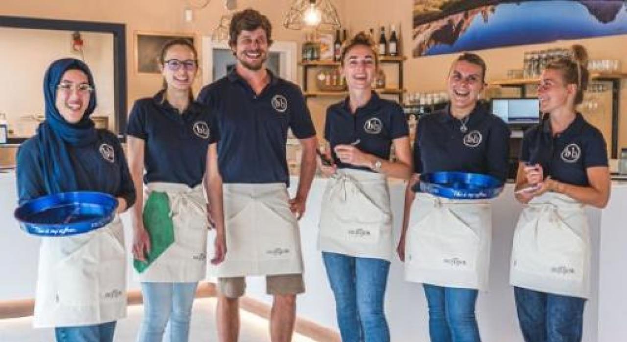 La squadra giovane del Bistrot Brignone