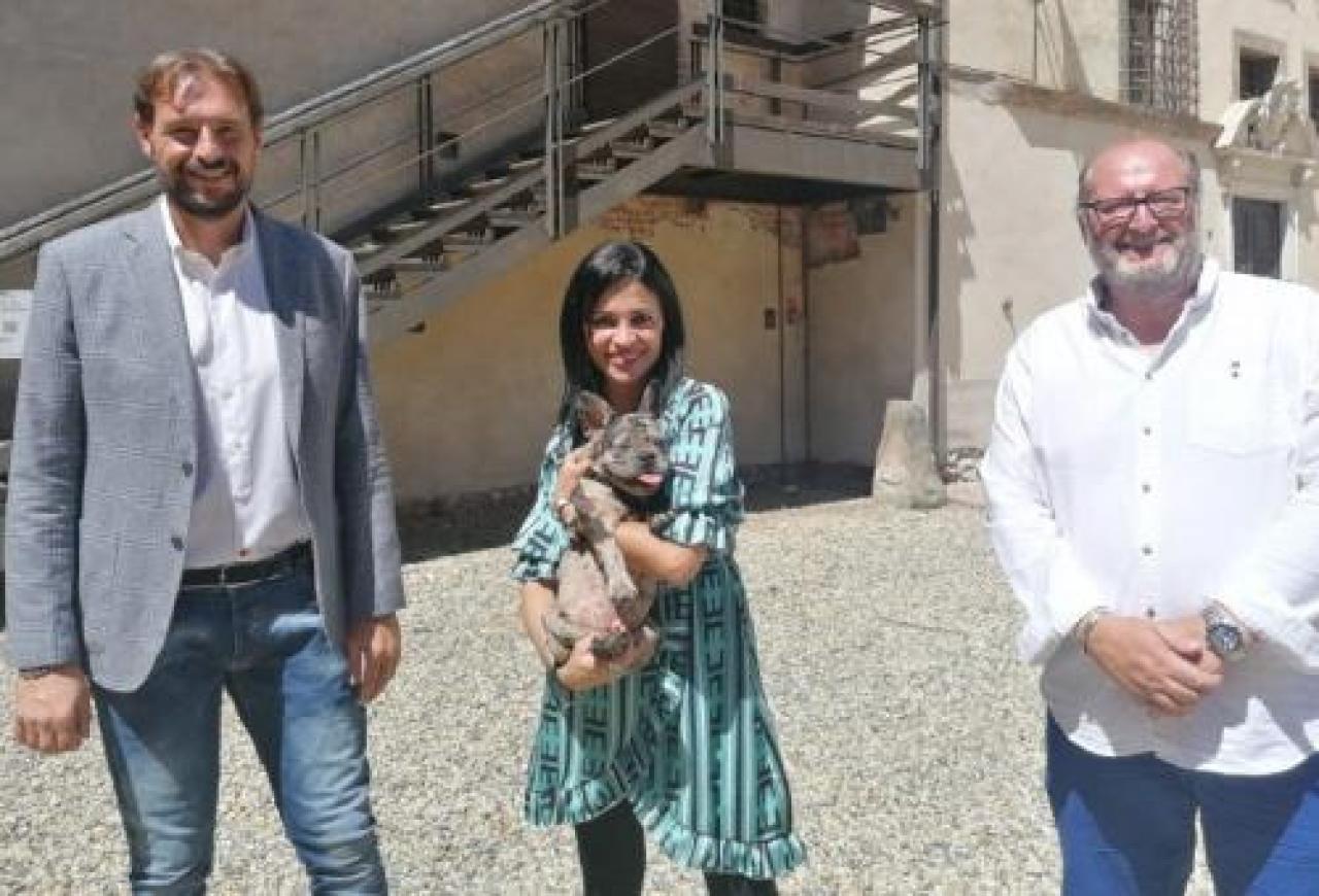 Lagnasco va in televisione con Renata Cantamessa