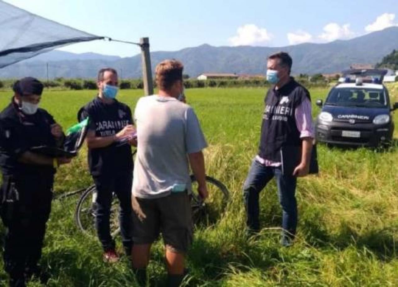 Polizia, carabinieri, ispettorato e finanza Controlli nelle cascine Sanzioni per 50 mila euro