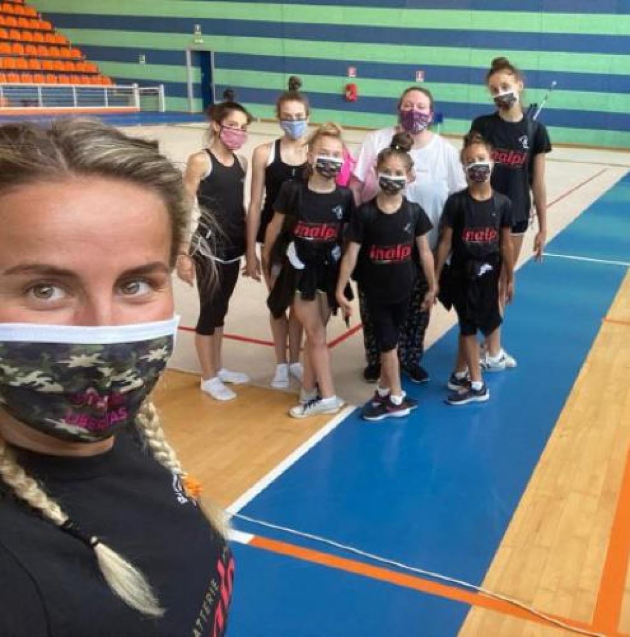 Quattro giovanissime ginnaste saluzzesi a lezione di ritmica dalle big nazionali