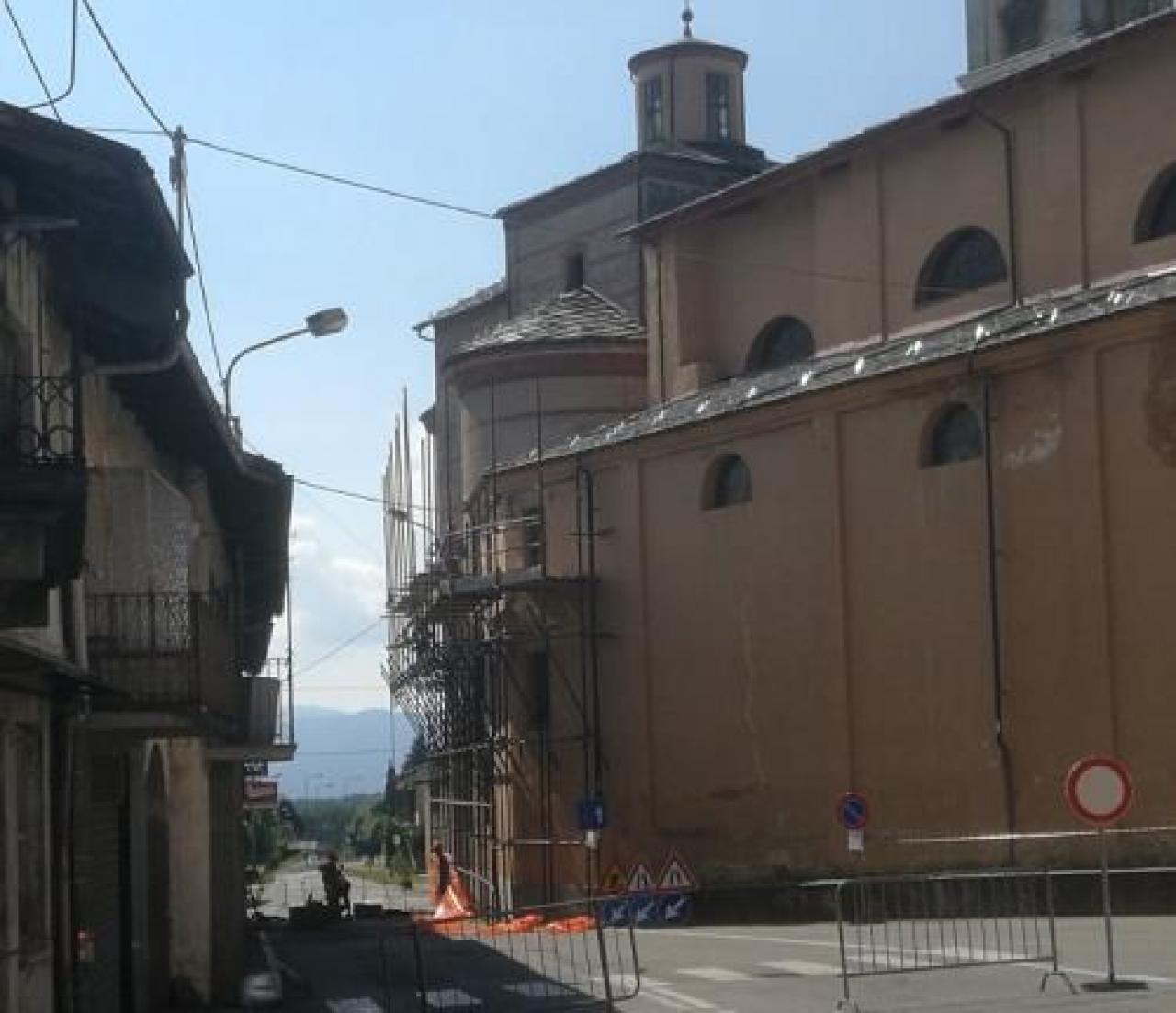 Smontati i ponteggi in via Nazionale Ma i lavori a S. Margherita proseguono