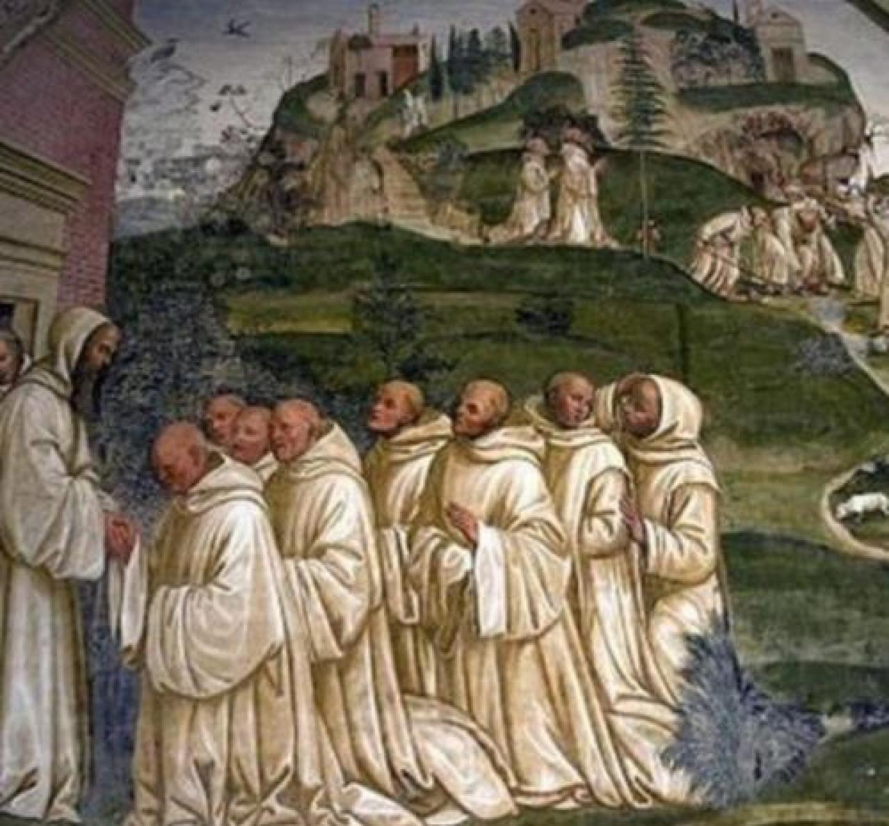 Quattro frati in convento a S.Bernardino