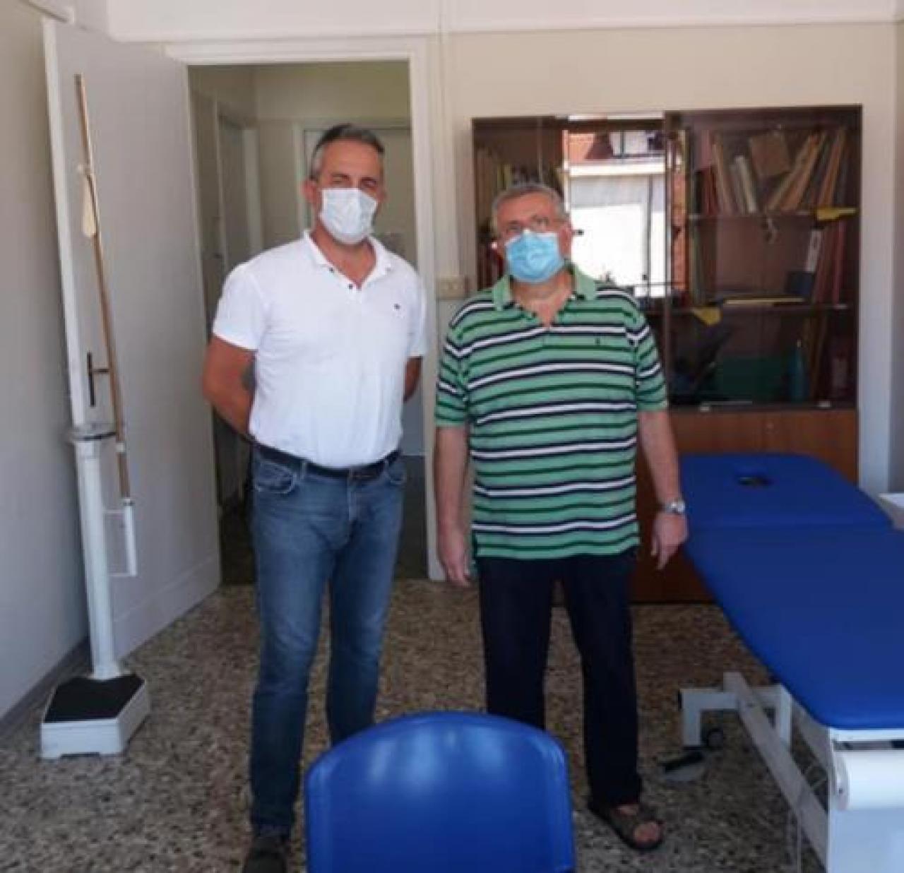 Con l’intervento dell’Officina delle Idee rimesso a nuovo il reparto di Fisiatria
