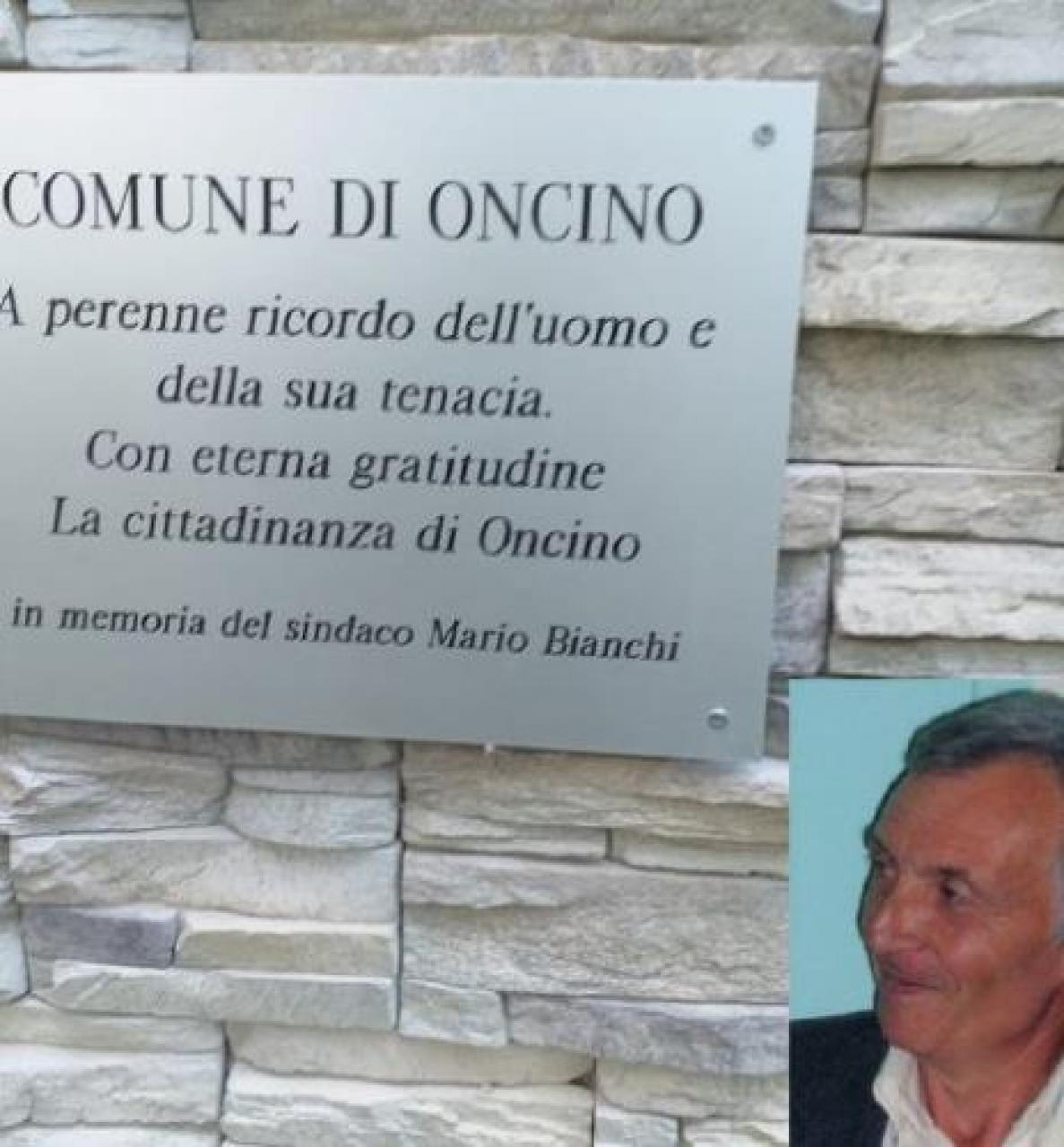 Omaggio all’ex sindaco Bianchi